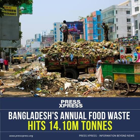 Bangladesh’s annual food waste hits 14.10 million tonnes